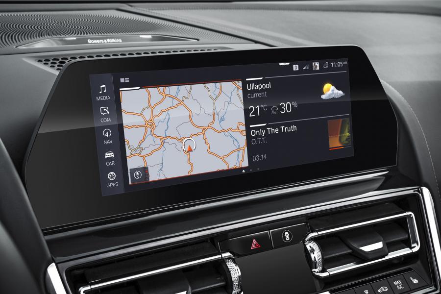 Детали интерьера BMW M850i xDrive Convertible (G14) 2018 года  (WW) (фото 14 из 183)